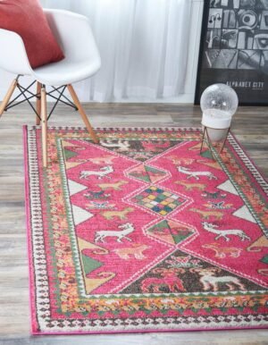 Detail image of  4' x 6'  Washable Mesa Rug