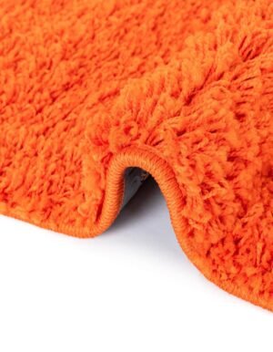 Detail image of  4' x 4' Solid Shag Round Rug