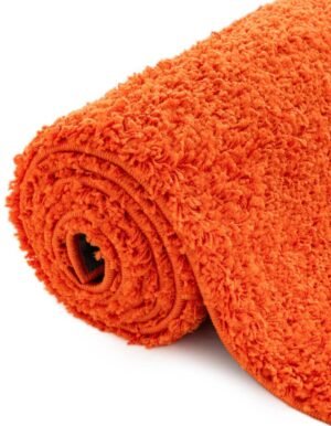 Detail image of  4' x 4' Solid Shag Round Rug