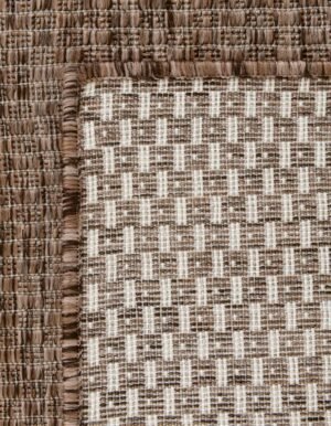 Detail image of  4' x 6'  Washable Solid Indoor / Outdoor Rug