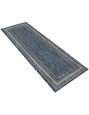 Detail image of  2' x 6'  Washable Border Indoor / Outdoor Runner Rug