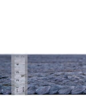 Detail image of  2' 7 x 6' 1  Hand Braided Jute Runner Rug