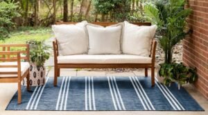 Detail image of  9' x 12'  Washable Jill Zarin Anguilla Indoor / Outdoor Rug