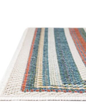 Detail image of  5' 3 x 7' 7  Washable Baja Indoor / Outdoor Rug