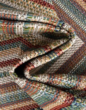 Detail image of  5' 3 x 7' 7  Washable Baja Indoor / Outdoor Rug