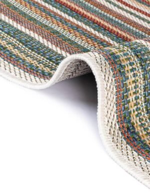 Detail image of  5' 3 x 7' 7  Washable Baja Indoor / Outdoor Rug