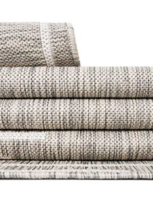 Detail image of  9' x 12'  Washable Modern Indoor / Outdoor Rug