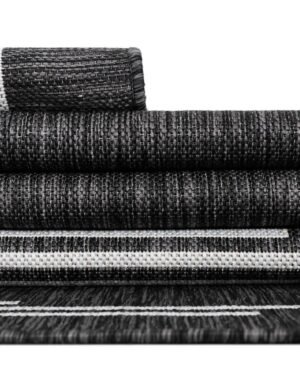 Detail image of  4' x 6'  Washable Modern Indoor / Outdoor Rug