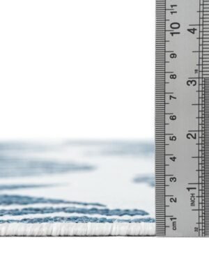 Detail image of  4' x 6'  Washable Coastal Indoor / Outdoor Rug