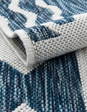Detail image of  4' x 6'  Washable Coastal Indoor / Outdoor Rug