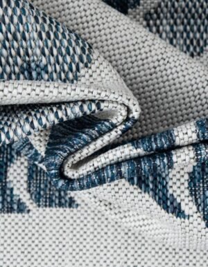 Detail image of  4' x 6'  Washable Coastal Indoor / Outdoor Rug