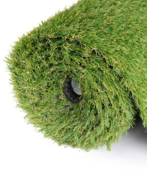 Detail image of  2' 2 x 2' 2  Washable Grass Indoor / Outdoor Round Rug