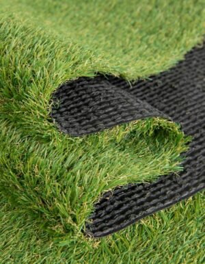 Detail image of  2' 2 x 2' 2  Washable Grass Indoor / Outdoor Round Rug