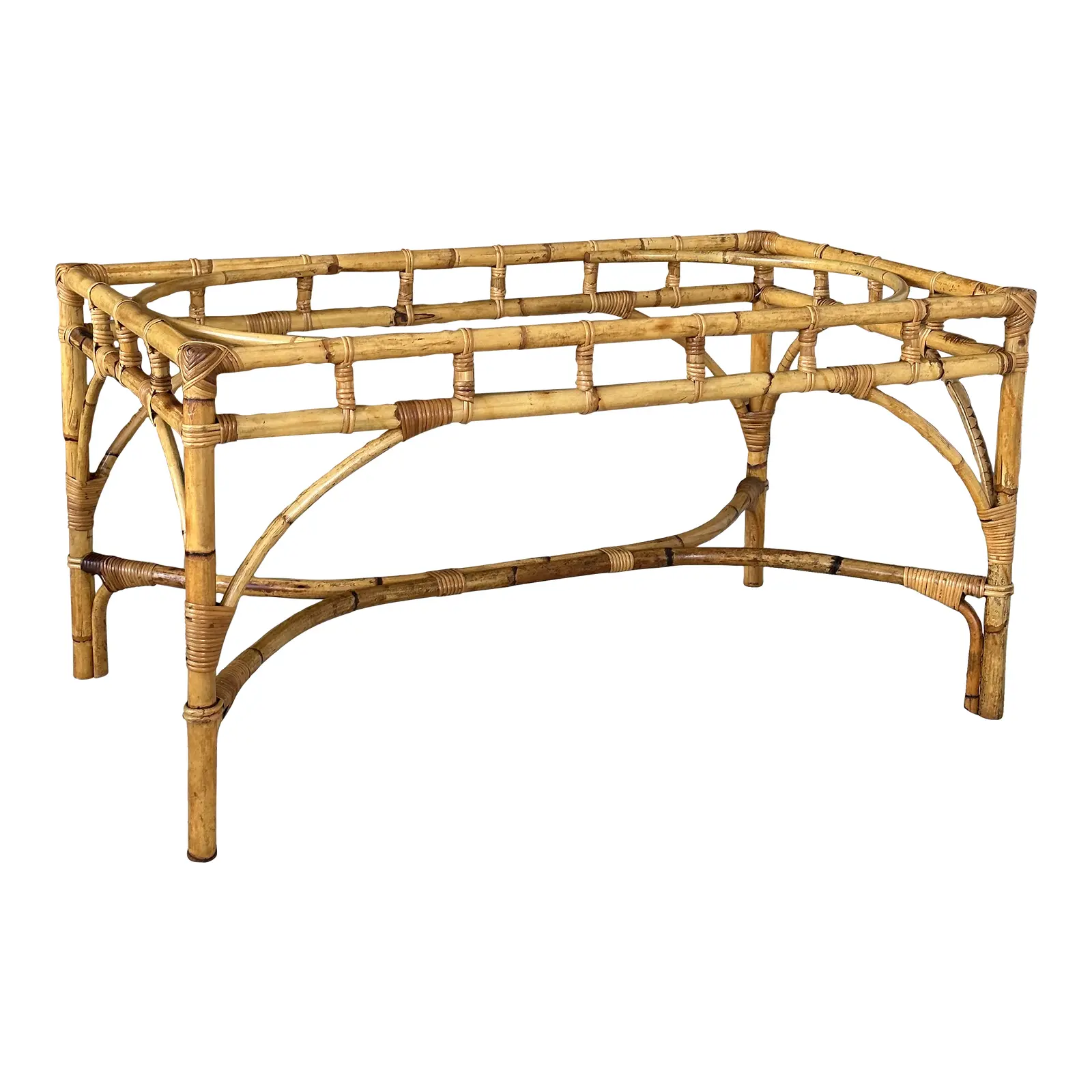 1950’s Coastal Italian Bamboo Dining Table